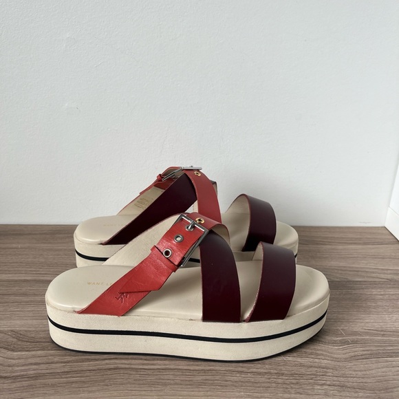 Want Les Essentiels Leather Platform Sandals Women's Sz 38 / 8 US - Picture 3 of 8